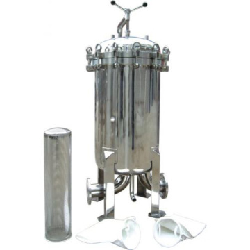 Boîtier de filtre à liquide unique à haute qualité pour le traitement de l&#39;eau